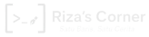 Riza’s Corner